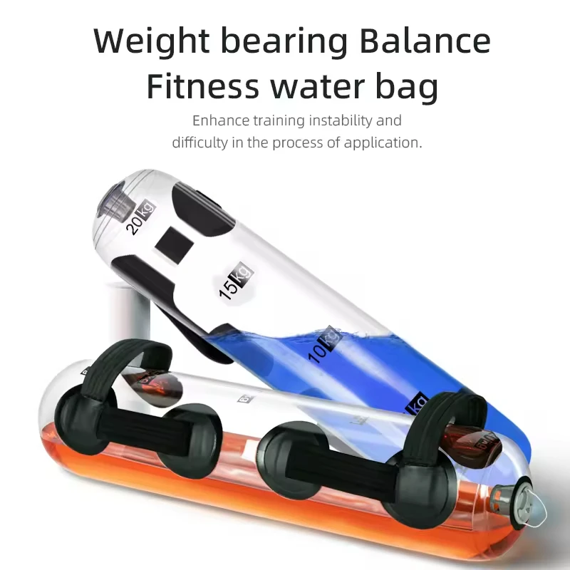 Portable Weight Bearing Balance Stability Strength Muscle Fitness Training Equipment Water Power Bag