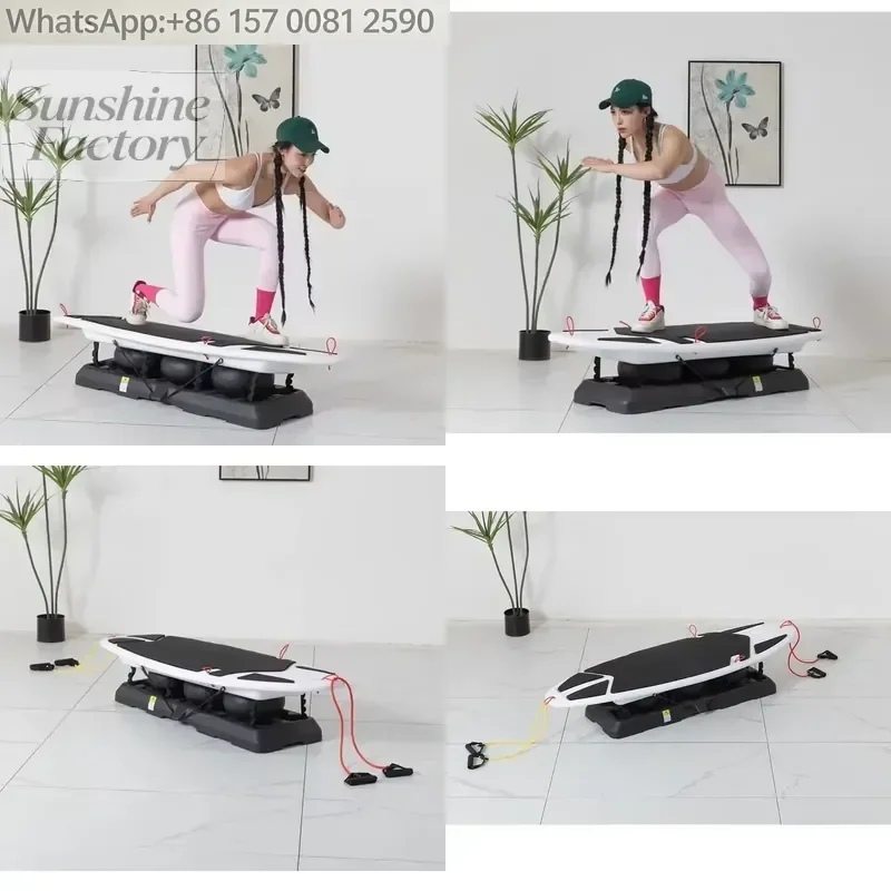 High Quality Portable Gym Equipment Core Strength Training Equip Gym Fitness Foot Trainer Balance Surf Board for Sale