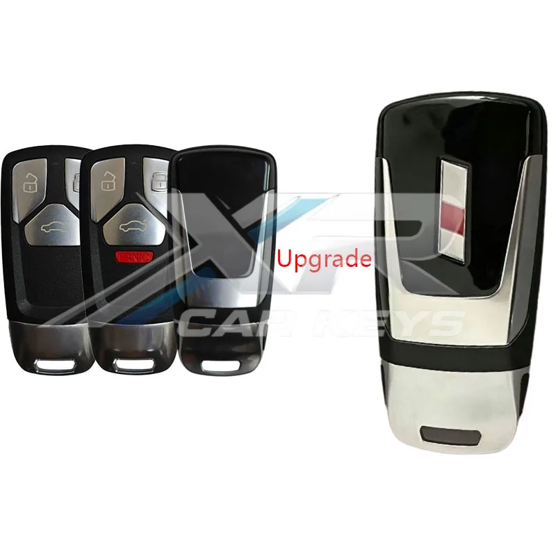 Modified Upgrade S RS Smart Remote Car Key Shell Replacement For Audi A4 A5 A4L S4 S5 Q3 Q5 Q7 TT 2017-2019