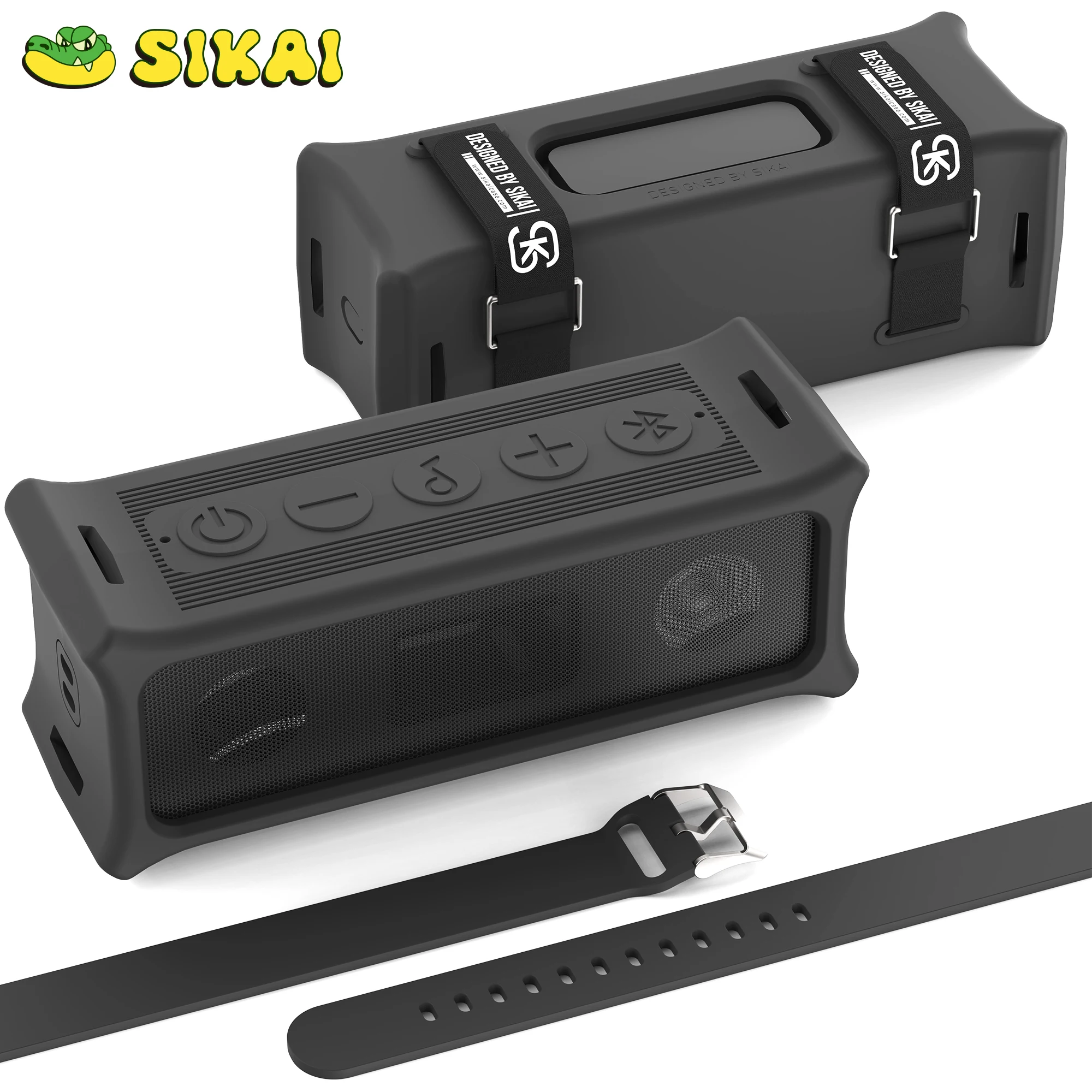 Silicone Case for Anker Soundcore 3 Portable Speaker Protective Travel Case Cover with Handle for Anker Soundcore 3 Speaker