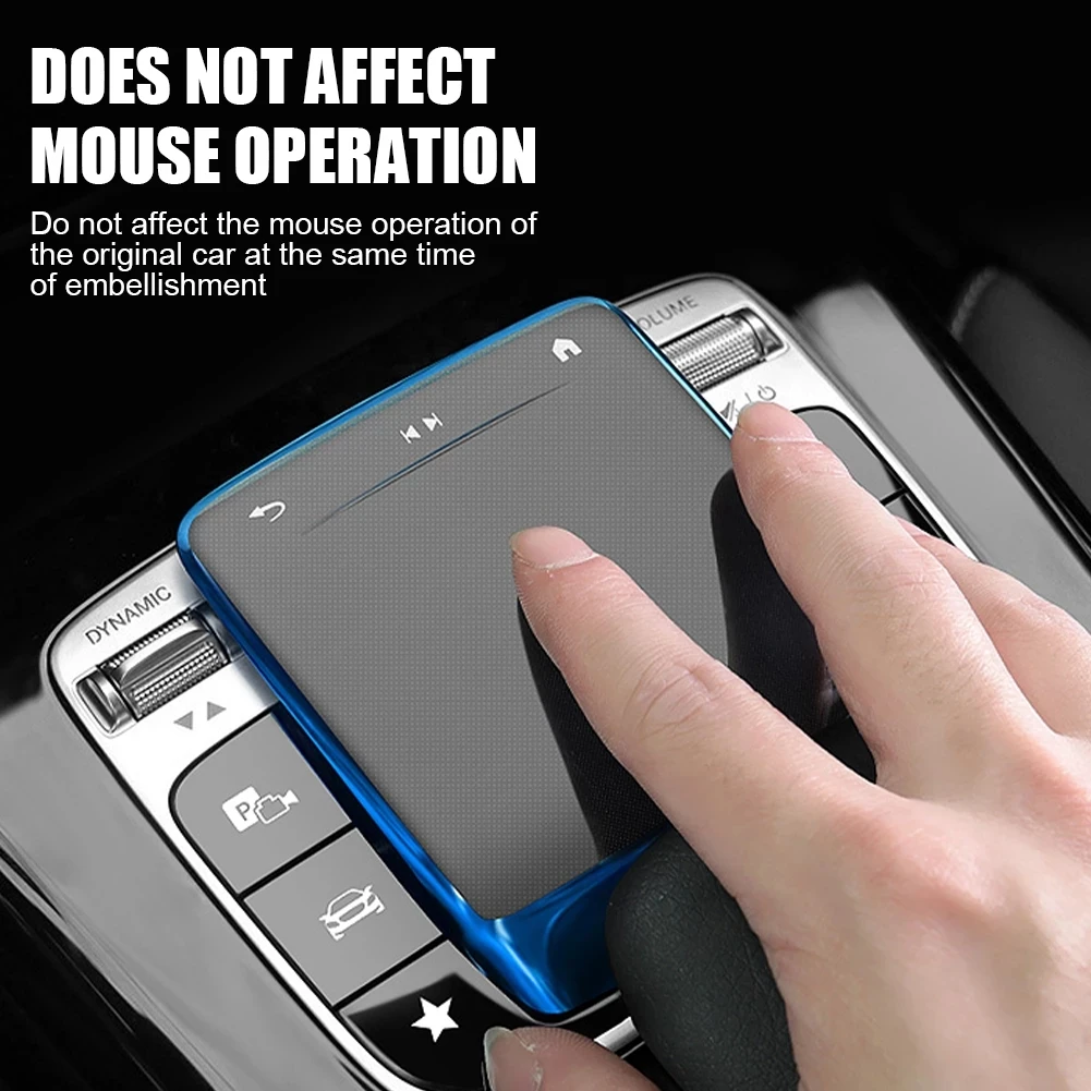 Car Center Console Touch Screen Controller Cover Mouse Screen Protection for 2020 2021 Mercedes Benz A B CLA GLE GLS GLB GLA