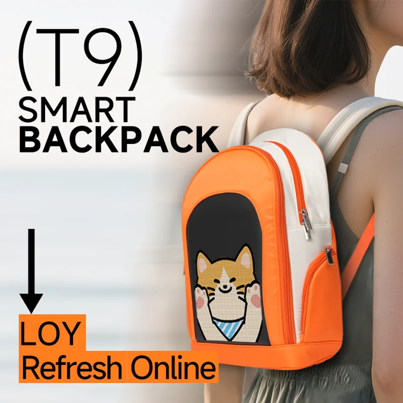 LED Advertising Backpacks Portable LED Backpack Magic Smart Walking Billboard APP Control Outdoor Led Display Bag Schoolbag