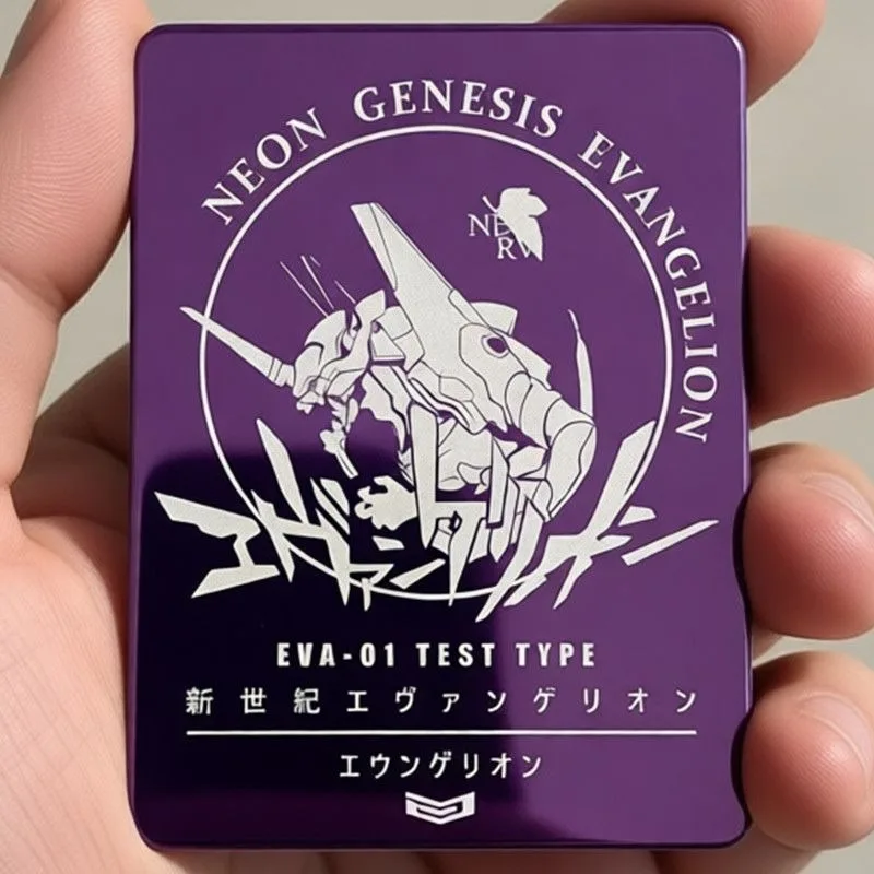 Neon Genesis Laser Metal Brooch Evangelion Anime Action Figure Pin Backpack Clothing Anime Merchandise Decoration Christmas Gift