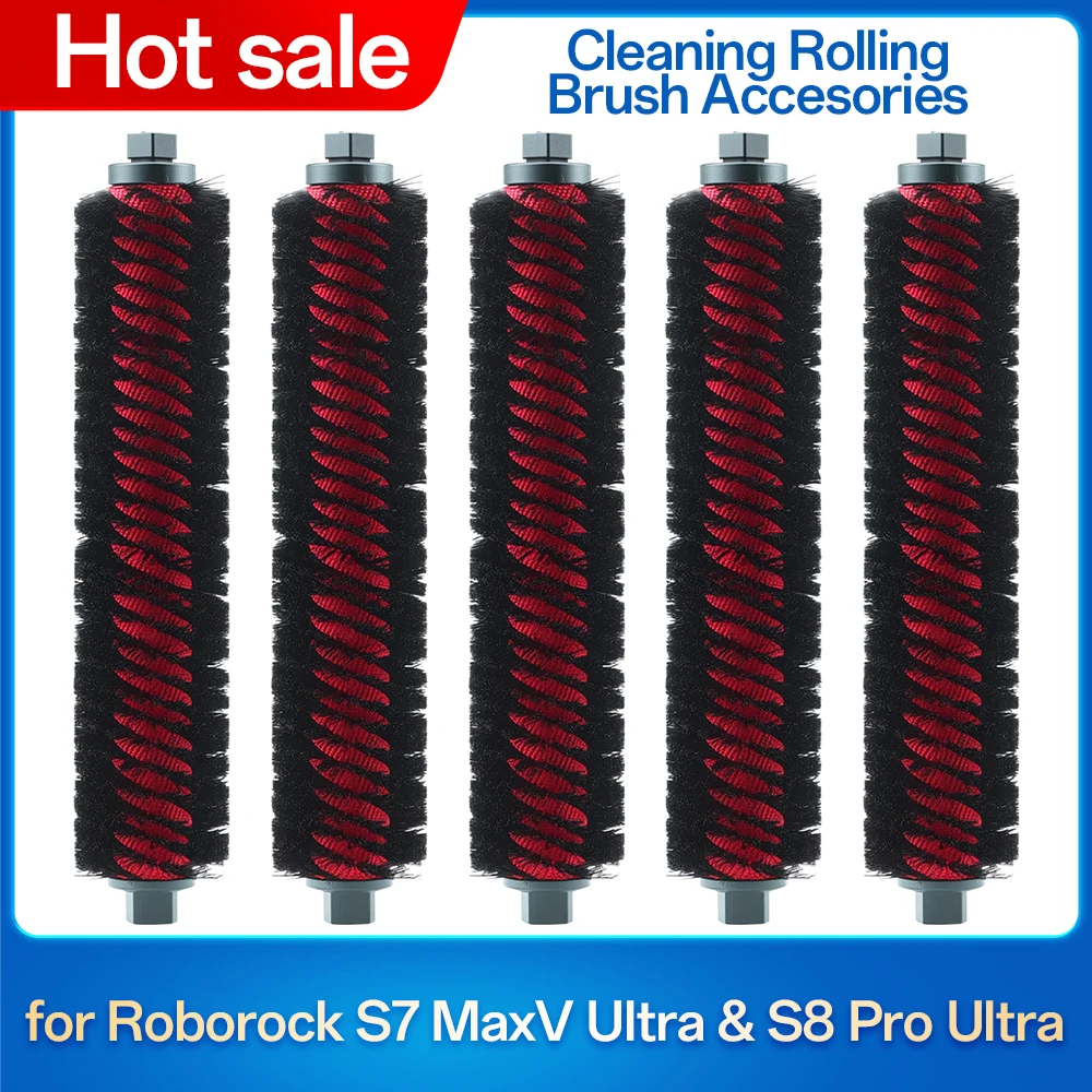 Cleaning Rolling Brush for Roborock S8 Maxv Ultra S8+ S8 Pro Ultra S7 Maxv Ultra Roller Brush Accessories High Speed Brush Parts