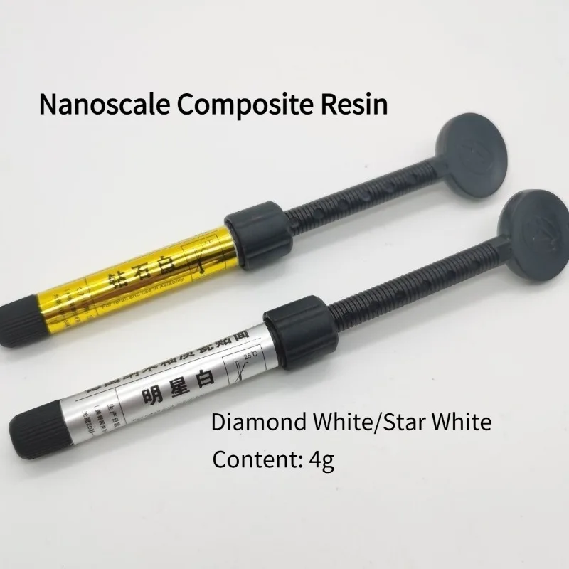 Dental Nano Composite Resin Restoration Whitening Simulation Diamond White/star White Cosmetic Dental Resin Porcelain Veneer