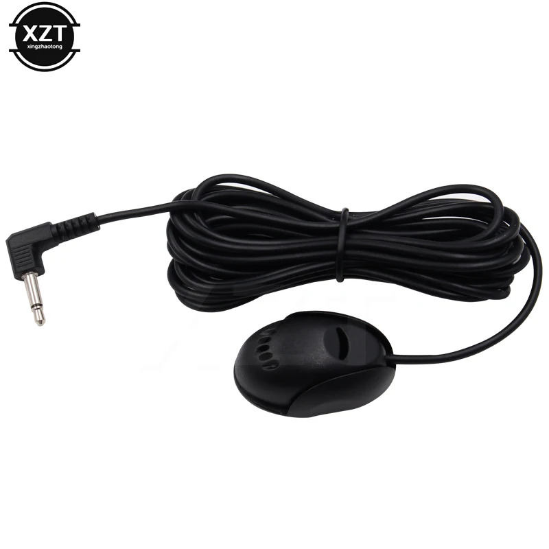 3M Car Microphone 3.5mm Wired - Noise Cancelling Handsfree Mic for Car Stereo Radio DVD Player, Paste Type Mini Audio Microphone