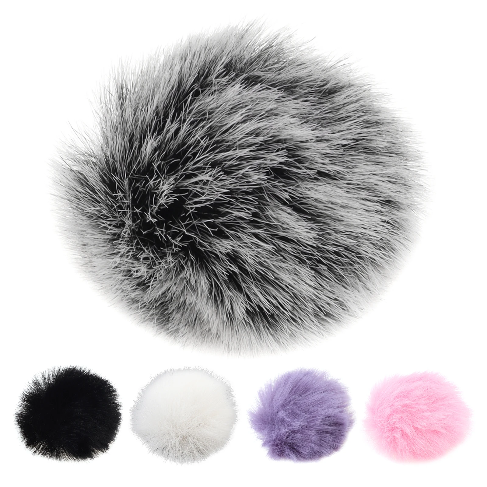 Wind Muff Outdoor Furry Windscreens for Lavalier Lapel Microphone / Mini Microphones, Lavalier Microphone Windshield