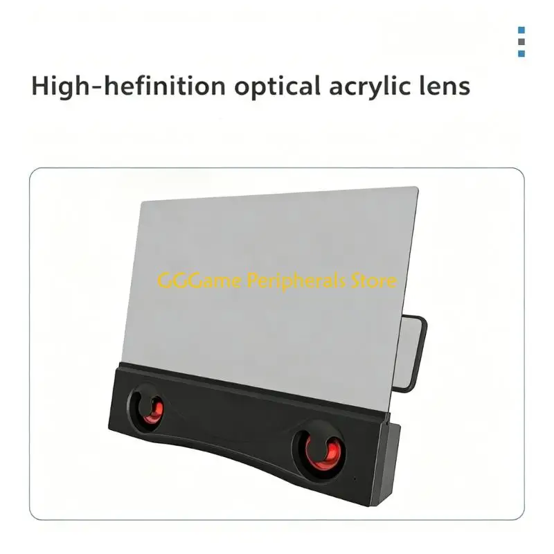 U55B Phone Screen Amplifier Magnifier With Speaker Foldable Design For Travel Use