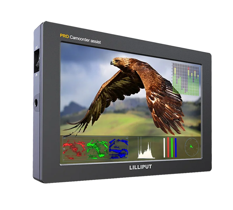 Lilliput Q7 Pro 7 Inch HDR On-Camera Monitor Professional SDI for HDMI Cross Conversion Metal Housing Camera Accessories