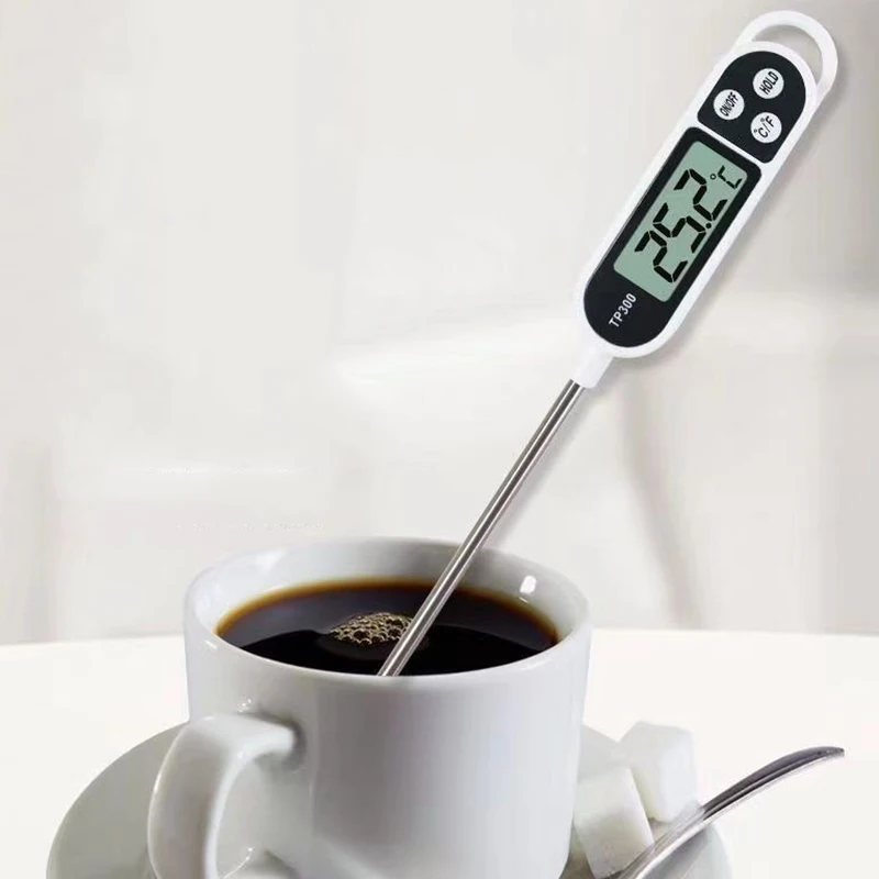 Probe Type Meat Thermometer Digital Kitchen Thermometer Cooking Milk Food BBQ TP300 Electronic Food Temperature Gauge Tools