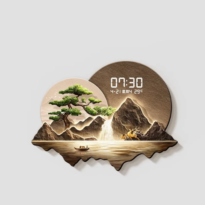 For Premium Design Wall Watch Clock Original Smart Modern Large Digital Wall Luxury Classic Reloj De Pared Living Room Decor