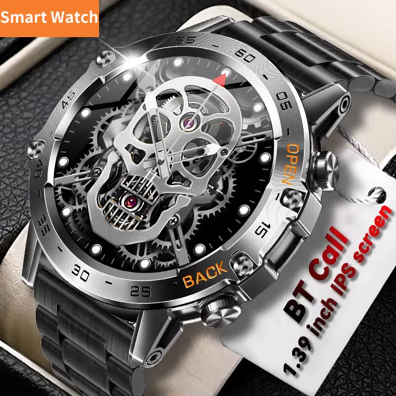 for Ulefone Armor 27T Pro Armor 24 Men Outdoor Smart Watch Bluetooth Call Health Monitoring Sport Fitness Tracking Smartwatch