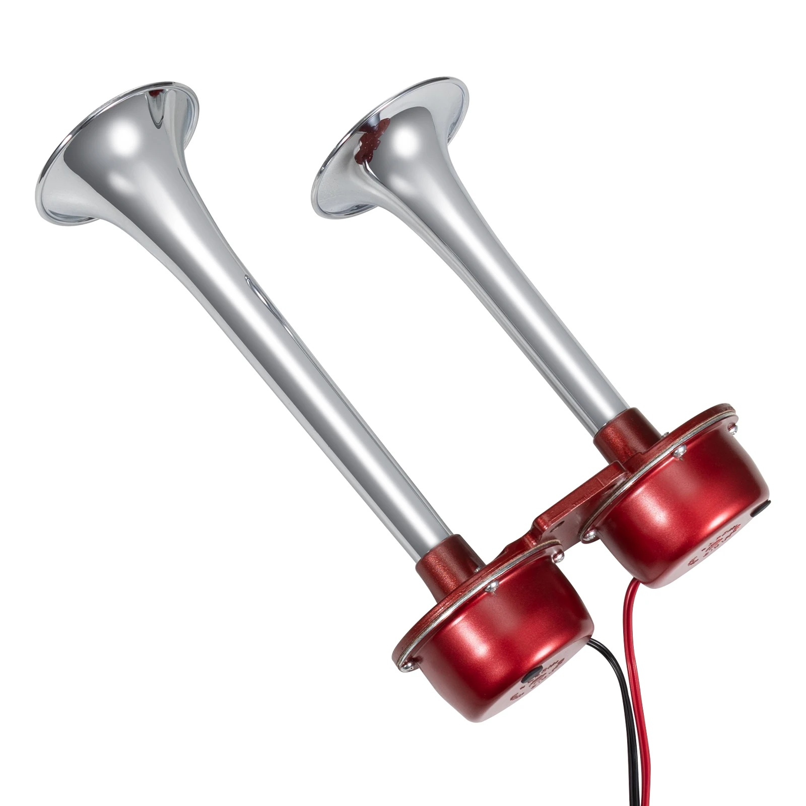 FARBIN 12V/24V 130db Dual Horn Super Loud Electric Solenoid Valve Car Air Horn Speaker For Vehicle For Car Auto Accessory