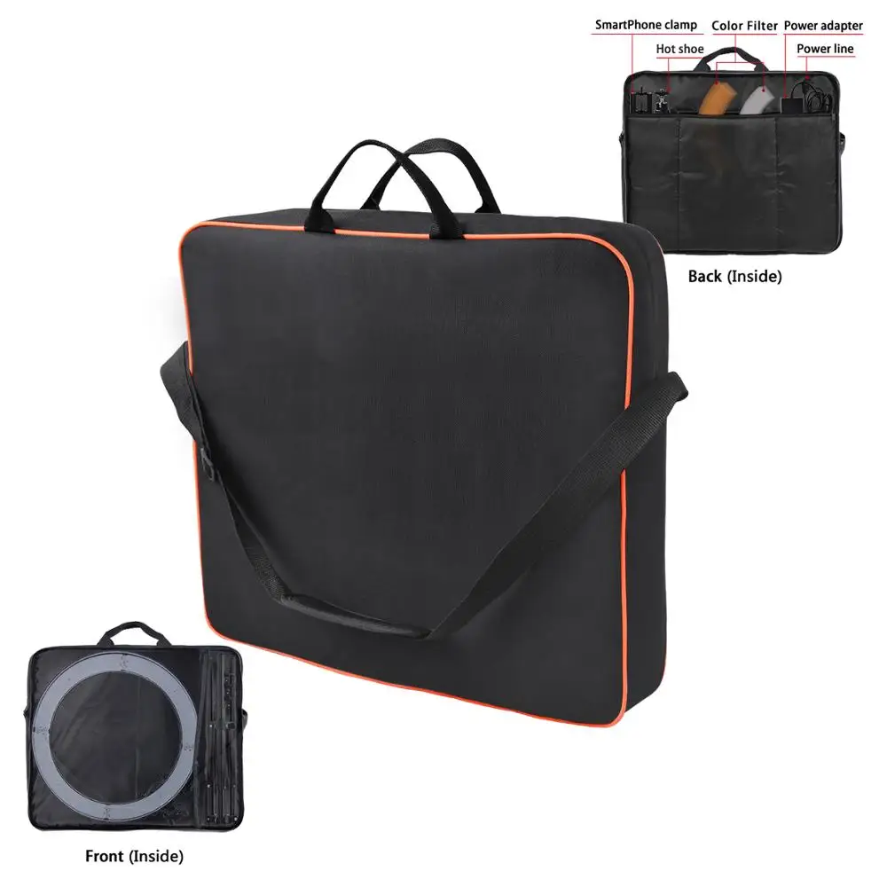 2026 hot sales FC-480 RGB 18-inch makeup photography Led light with tripod bracket for live broadcast