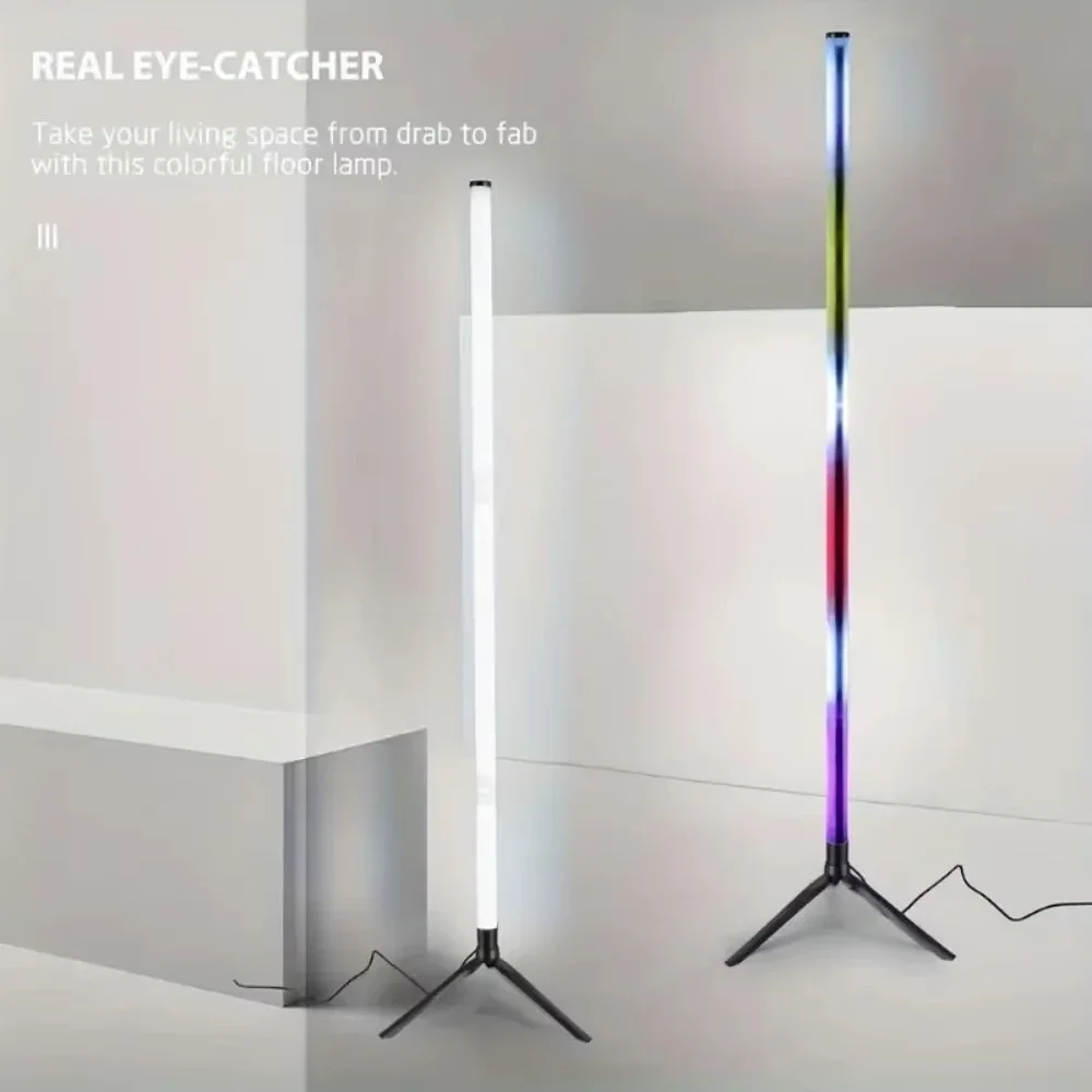 RGB LED atmosphere RGB light Floor dimmable Smart APP LED Standing BedRoom indoor corner standing Decor Dimmable