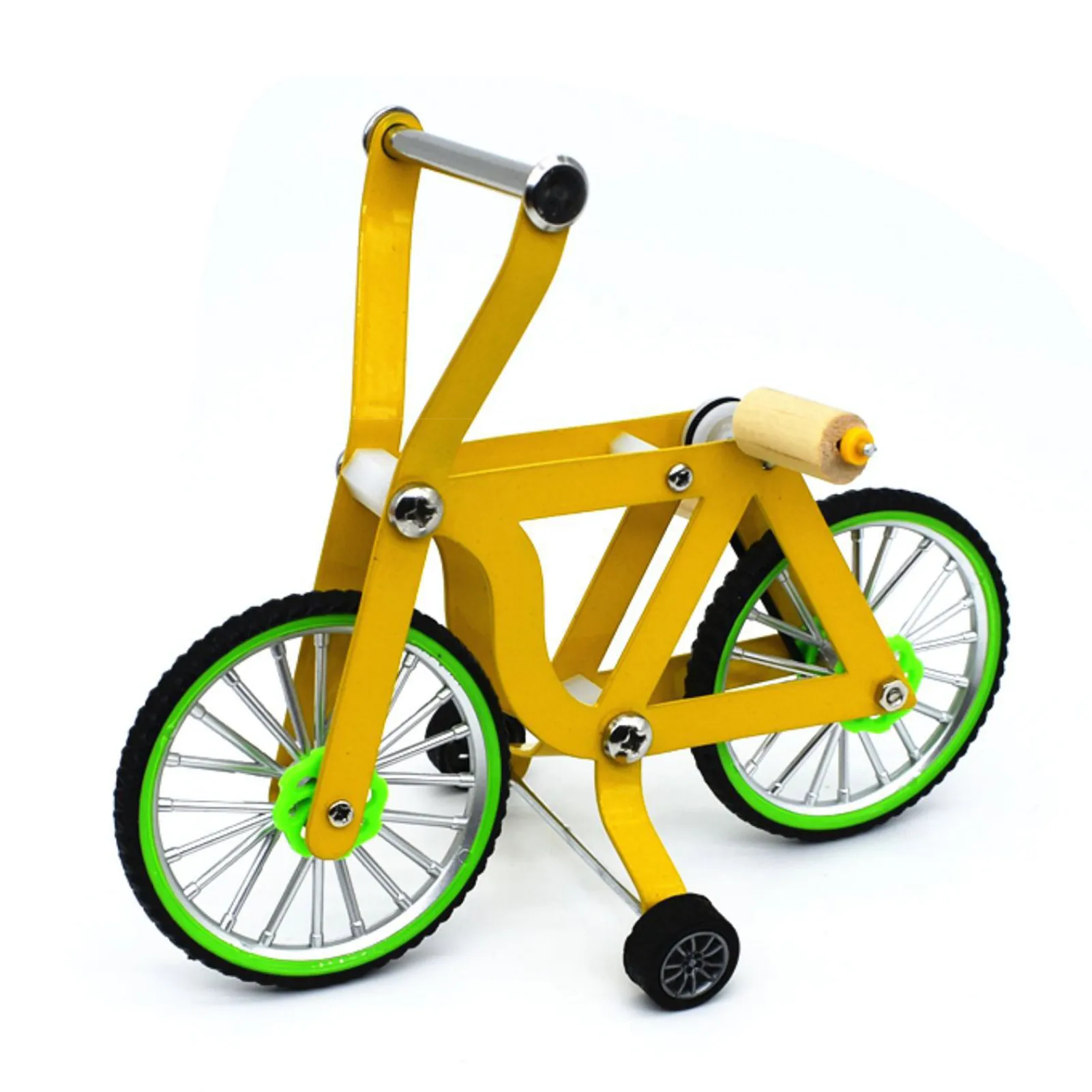 Bird Intelligence Training Toy Parrot Bike Toy Four-Wheel Educational Bird Foot Talon Toy Parrot Bicycle Toy Pet Supplies