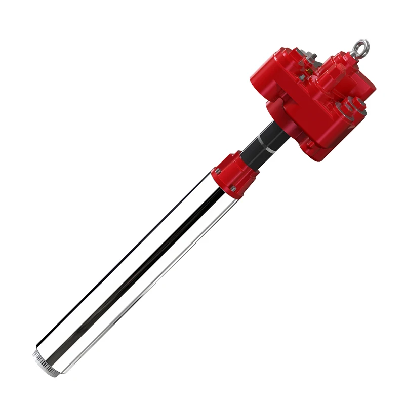 0.28MPa 220V/380V Red Jacket Submersible Pump Built-in Non-return Valve QYB300 Automatic OEM Customized
