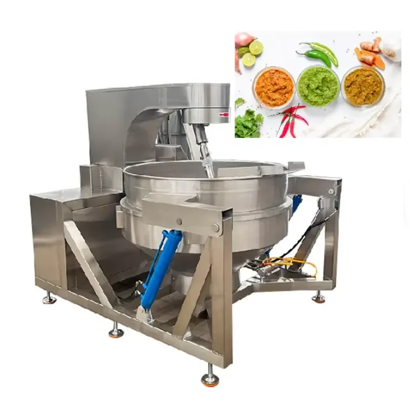 Electromagnetic Fully Automatic Planetary Mixing Pot Electromagnetic Heating Stirring Jacket Kettle Machine Induction Cooker