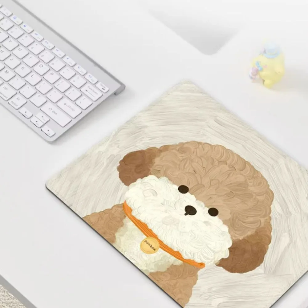 Keyboard Mats Cartoon Mouse Pad Laptop Pads Desk Mat Anti-Slip Keyboard Mat Rubber Cute Dog Mouse Mat Computer Accessories