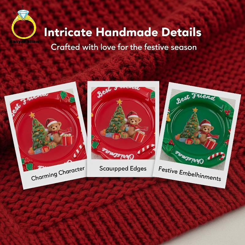 [BANY] Mini Placas De Resina De Natal 10 Peças Atacado Acessórios De Decoração DIY Para Chaveiro Pingente Guirlanda Orna