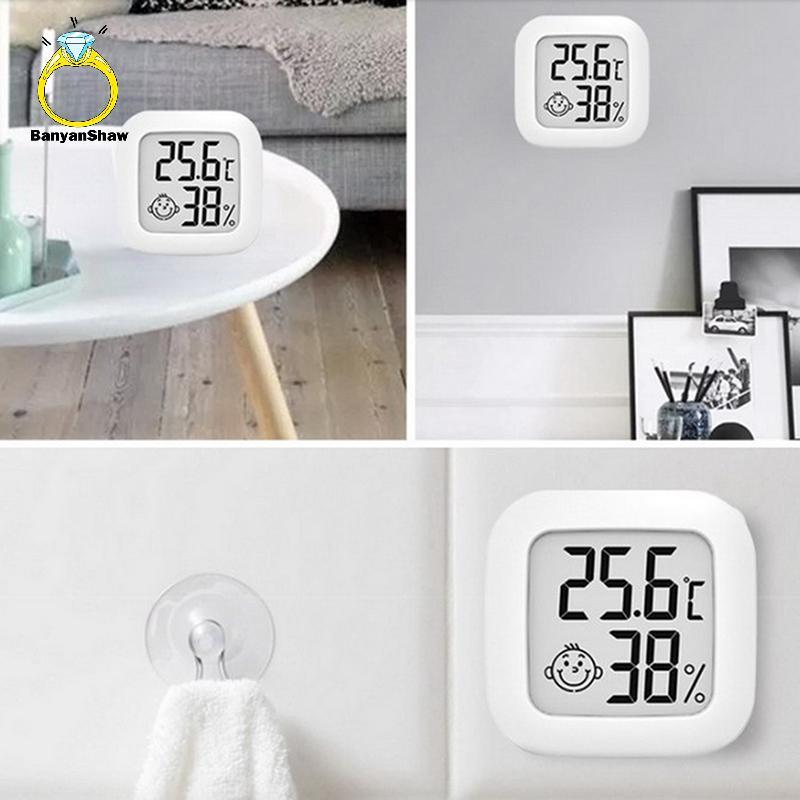 [BANY] Mini Termômetro Interno LCD Medidor Digital De Higrômetro De Temperatura Ambiente Bom