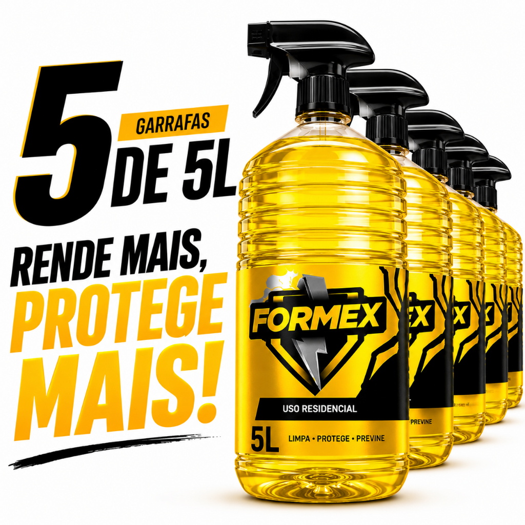 Formiga doceira Formex 5 Litros e 5 Bicos Spray - Controle Doméstico da Casa