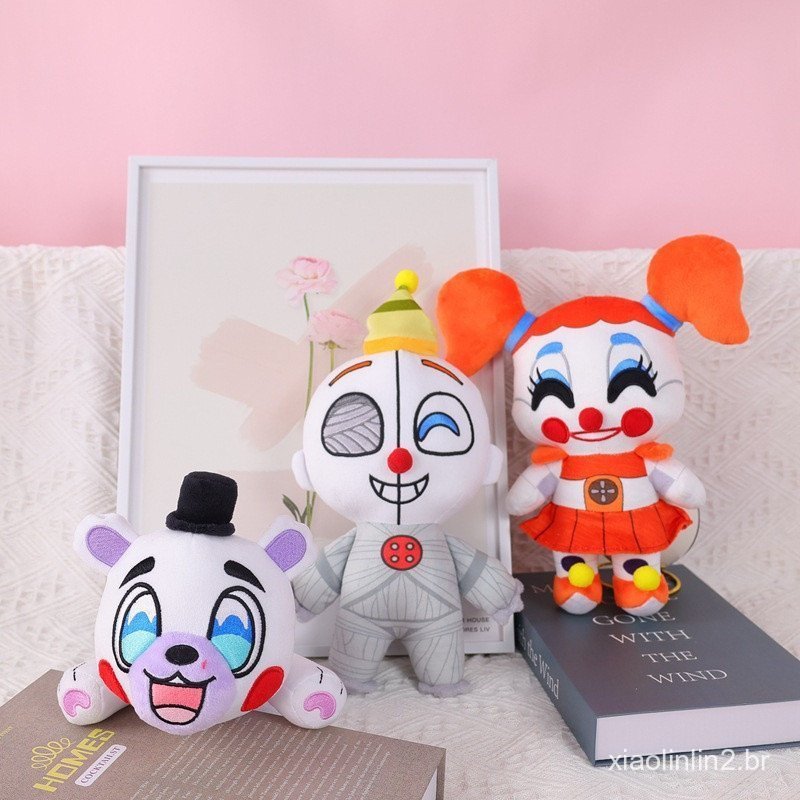FNAF Teddy jogo de terror noturno no preenchimento da boneca palhaço
