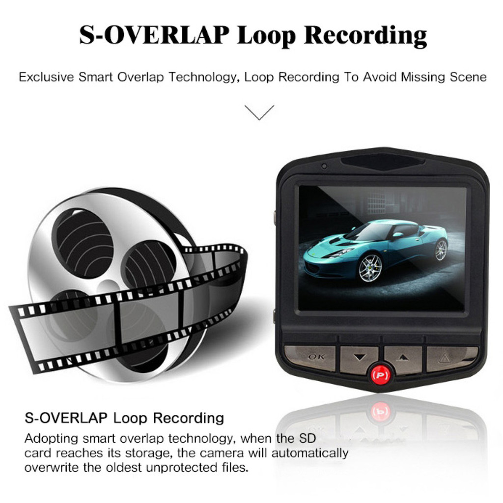[1080p Alta Definição] Mini car driving recorder with dual lens HD front and rear/Câmera Veicular/Gravador de Condução