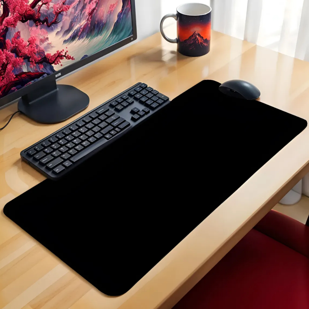 MOUSEPAD SPEED GAMER EXTRA GRANDE SEM ESTAMPA PRETO 700x350x3MM (MP-7035C32)EXBOM