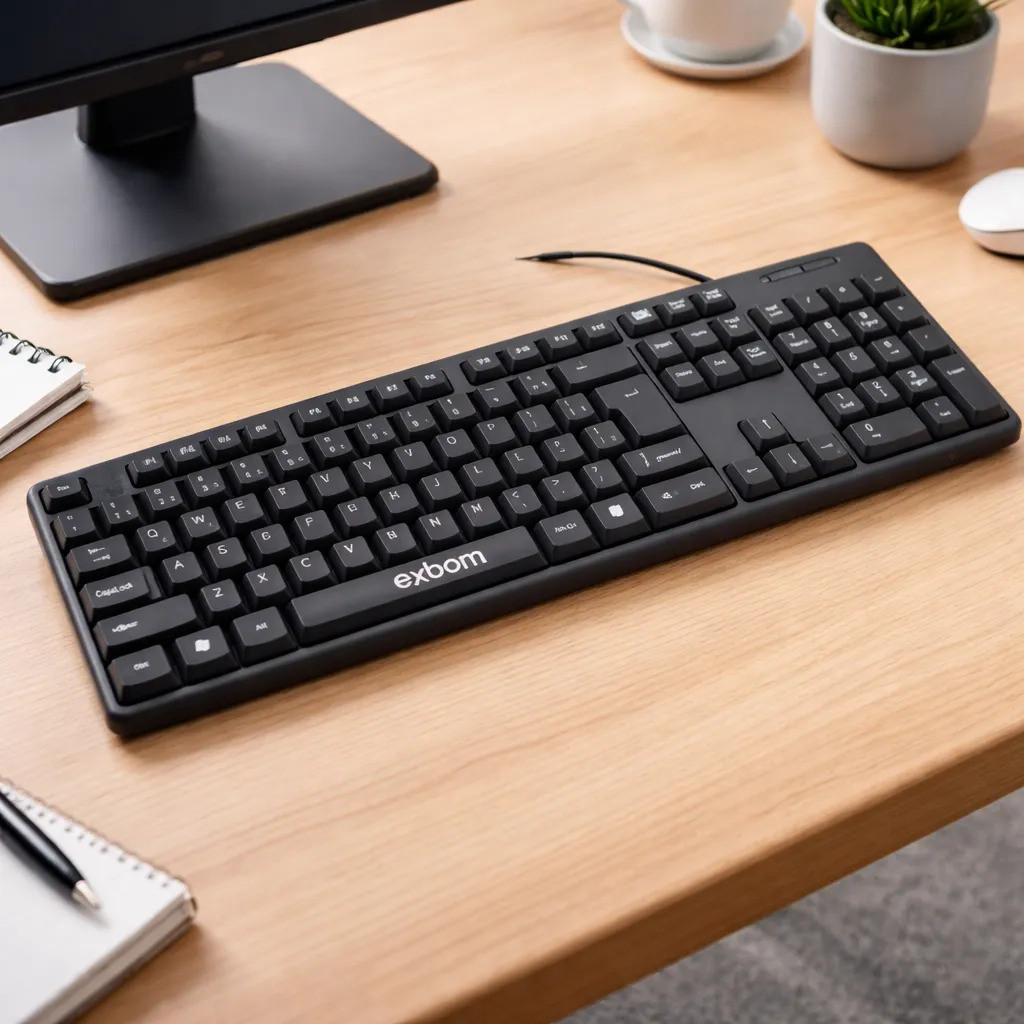 Teclado Exbom Bk-103 Qwerty Preto Português Brasil