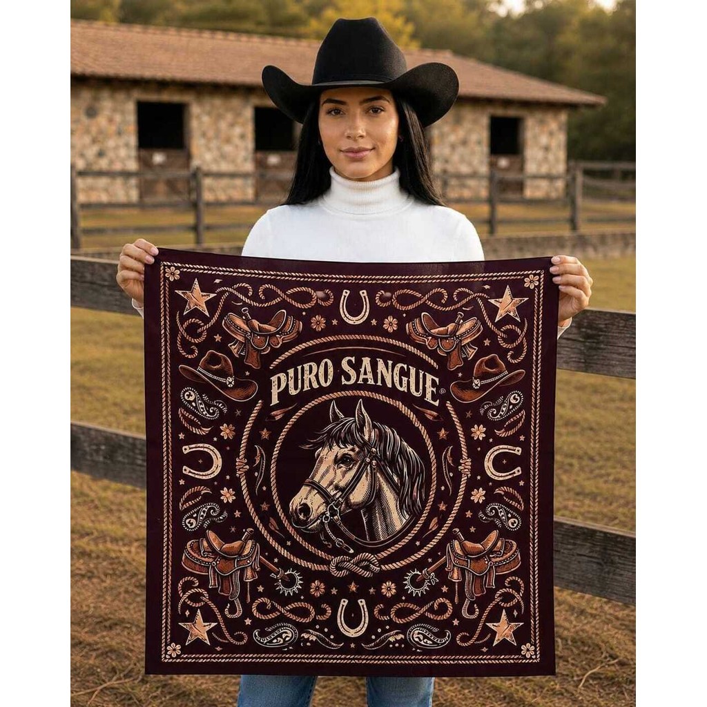 Lenço The Equestrian Club - Puro Sangue