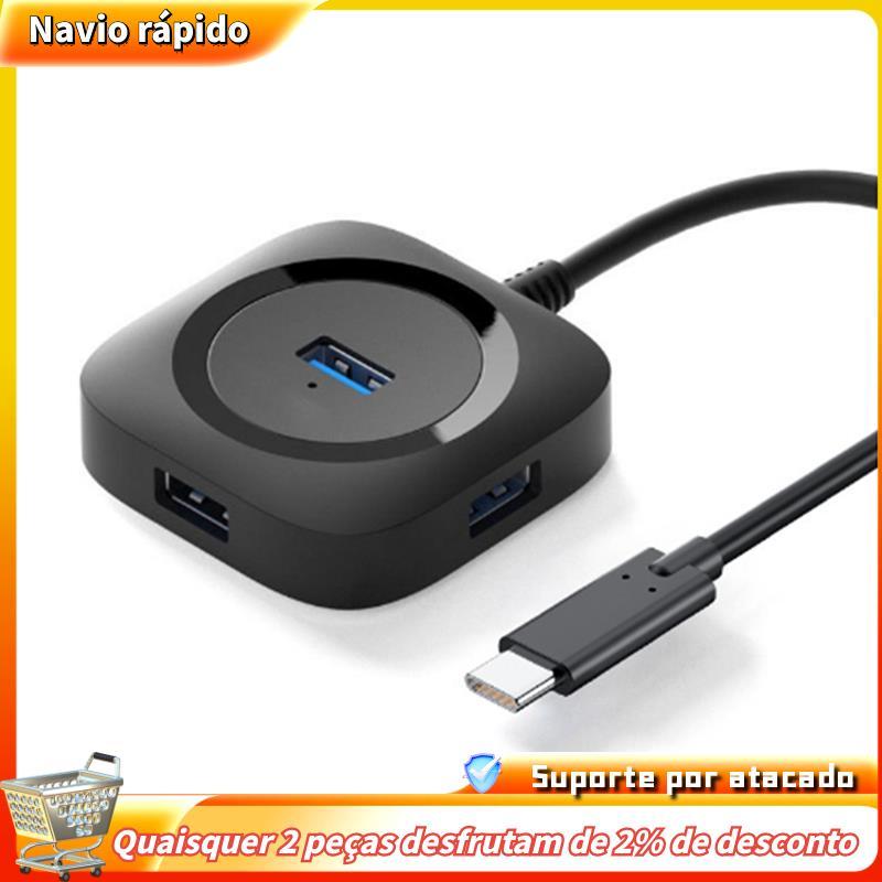 Expansão De Disco U 4 Em 1 Divisor USB HUB3.0 Hub One Drag Four Multi-Interface Extension Dock Splitter