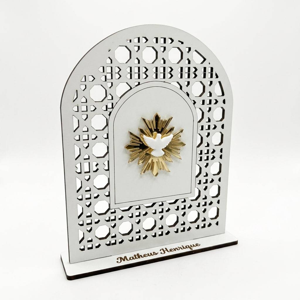 Kit Centro De Meça Personalizado em MDF Lembrancinha Decorativo