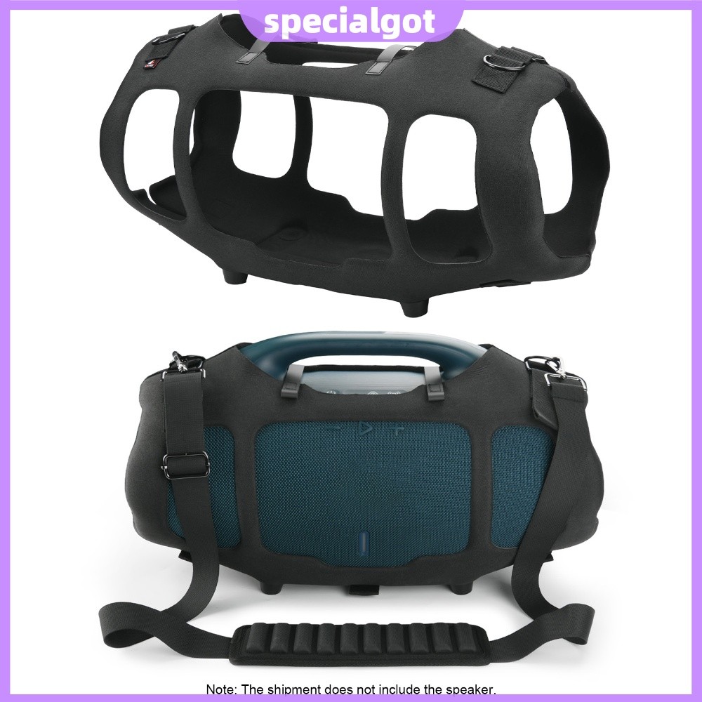 [Novo] Bolsa De Transporte Resistente Para Alto-Falantes Bluetooth Sem Fio Estojo De Armazenamento EVA Com Almofada Maci