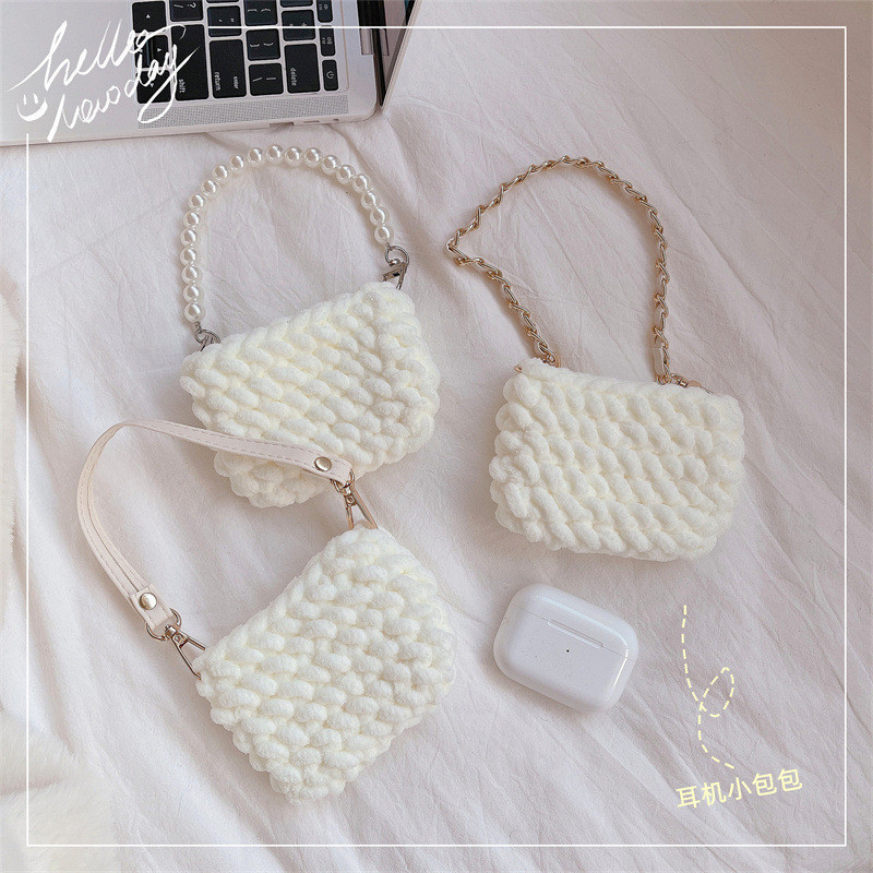 Capa protetora para fone de ouvido Bluetooth sem fio da Apple, bolsa de malha universal para AirPods Pro, caixa de armaz