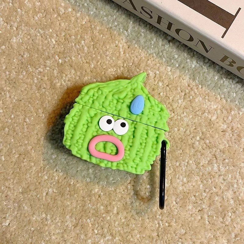 Capa protetora criativa de cabaça amarga para AirPods 1/2 adequada para Apple sem fio Bluetooth airpodspro Bolsa para fo