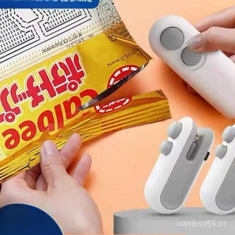 Mini Portable Bag Sealer 2 In 1 Magnetic Heat Rechargeable