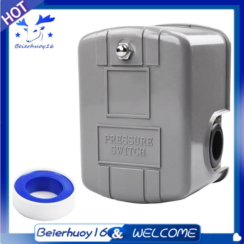 1 Conjunto Interruptor De Pressão De Água Ajustável Haste De Mola Dupla 110V-230V Com Fita De Vedação