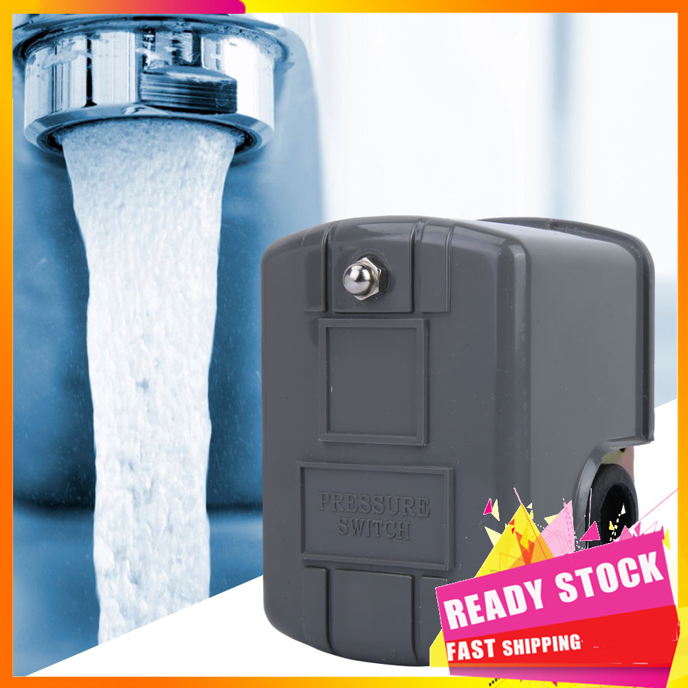 Hbhbhbhbb Controlador de interruptor de pressão ZG1/4 Rosca ajustável 110-230V 0,8-1,6 Bar para bombas de irrigação e