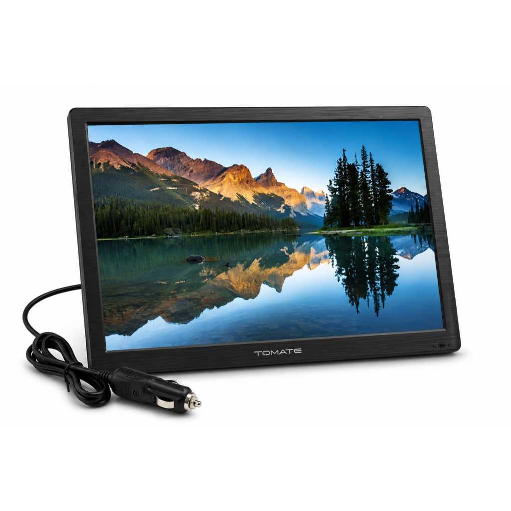 TV Portátil 14 polegadas HDMI \AV Bateria Interna voltagem 110-230v com acendedor 12v carro Caminhão