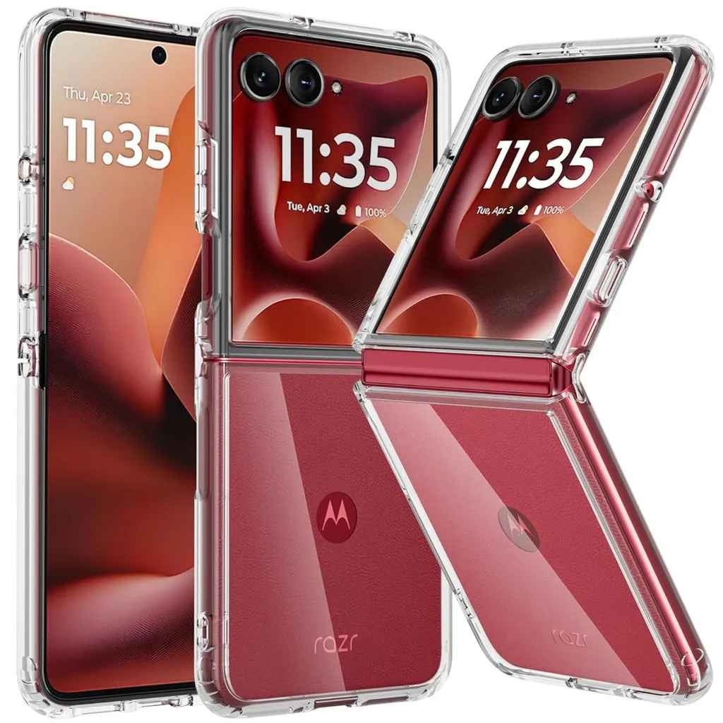 Capinha Capa Para Motorola Razr 40 Ultra 50 Ultra 60 Ultra 70 Ultra Slim Case Transparente Protetor