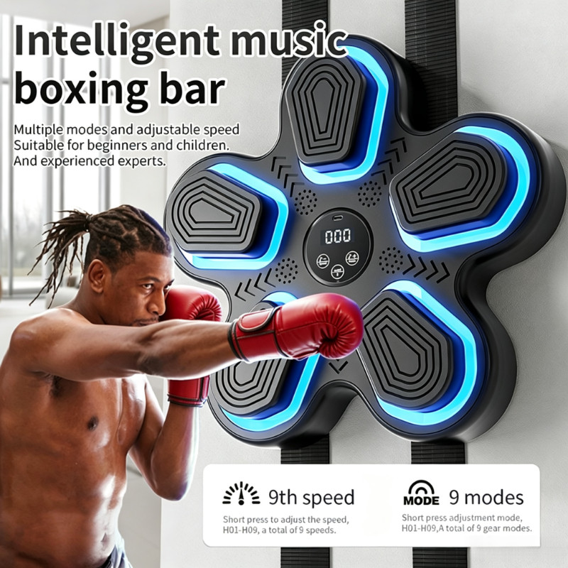 Music Boxing Machine, Smart Music Boxing Machine Adults, Punching Machine, Musical Boxing Machine Wall Mounted, Smart Bo