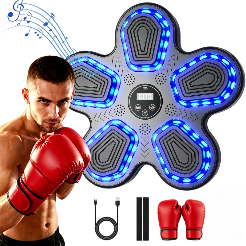 Music Boxing Machine, Smart Music Boxing Machine Adults, Punching Machine, Musical Boxing Machine Wall Mounted, Smart Bo