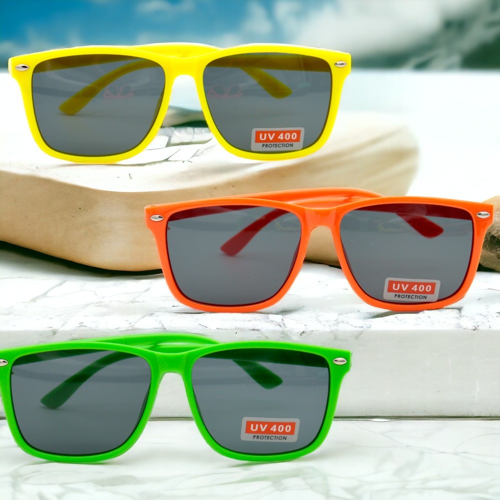 Óculos de Sol Estilo Restart Neon Infantil Masculino e Feminino