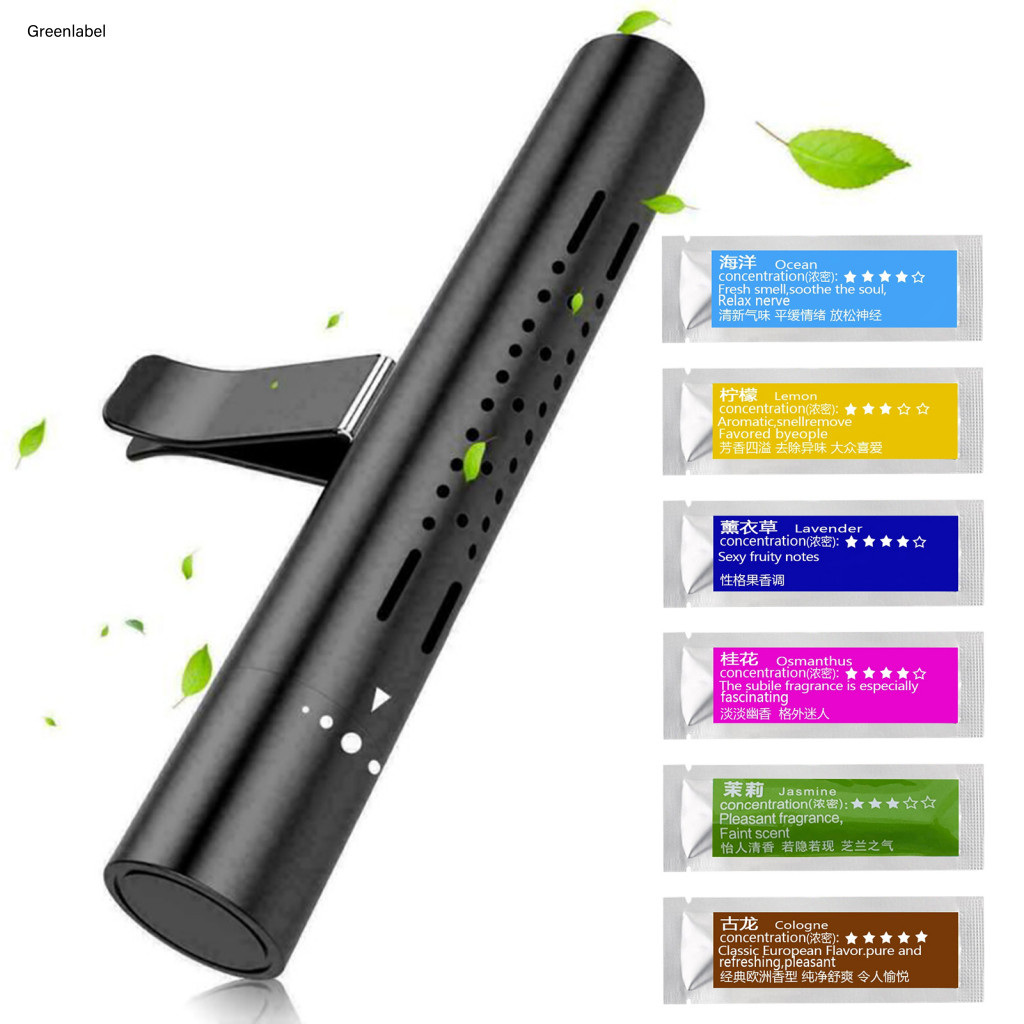 Easy-to-store Aromatherapy Cream Perfume Stick Replacement Core 6pcs Car Air Vent Clip Freshener Aroma Sticks Lavender S