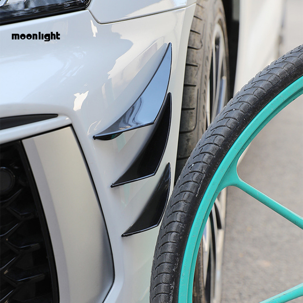 6pcs Black Car Bumper Guard Strips Universal Anti-collision Anti-scratch Protector Trim for Auto Exterior – Durable Ea
