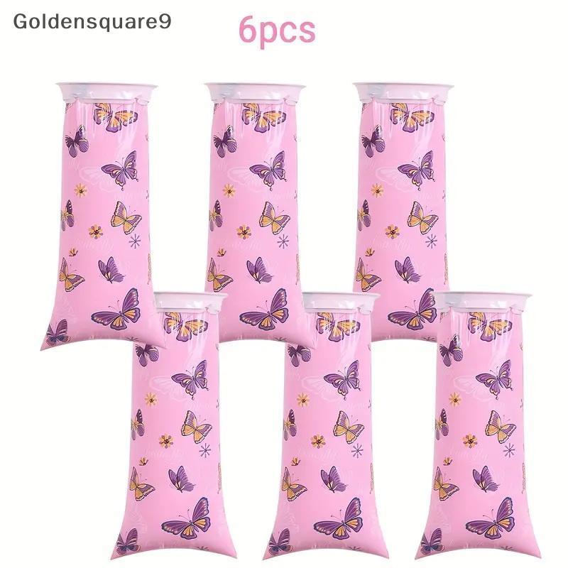 goldensquare9 6pcs 1000ml Saco De Vômito Descartável Para Crianças Aldult Car Mounted Cartoon Motion Sness Bags Portátil
