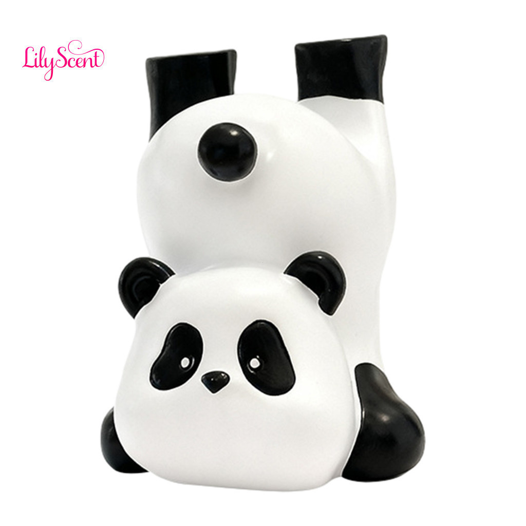 Non-glossy Sunglasses Holder Weighted Base Glasses Cute Panda Storage Rack with – Organizer Stand for Desk Table for H