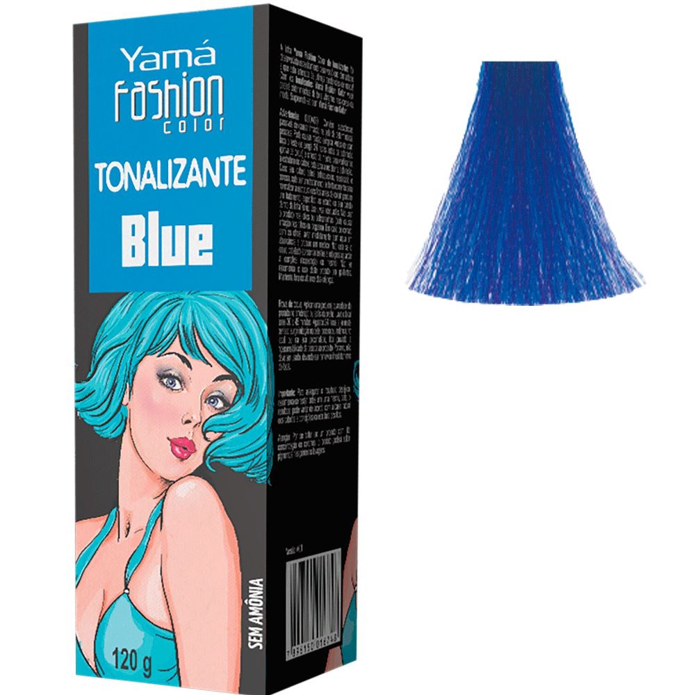 Tonalizante Fantasia Fashion Color Blue - Yamá Cosméticos