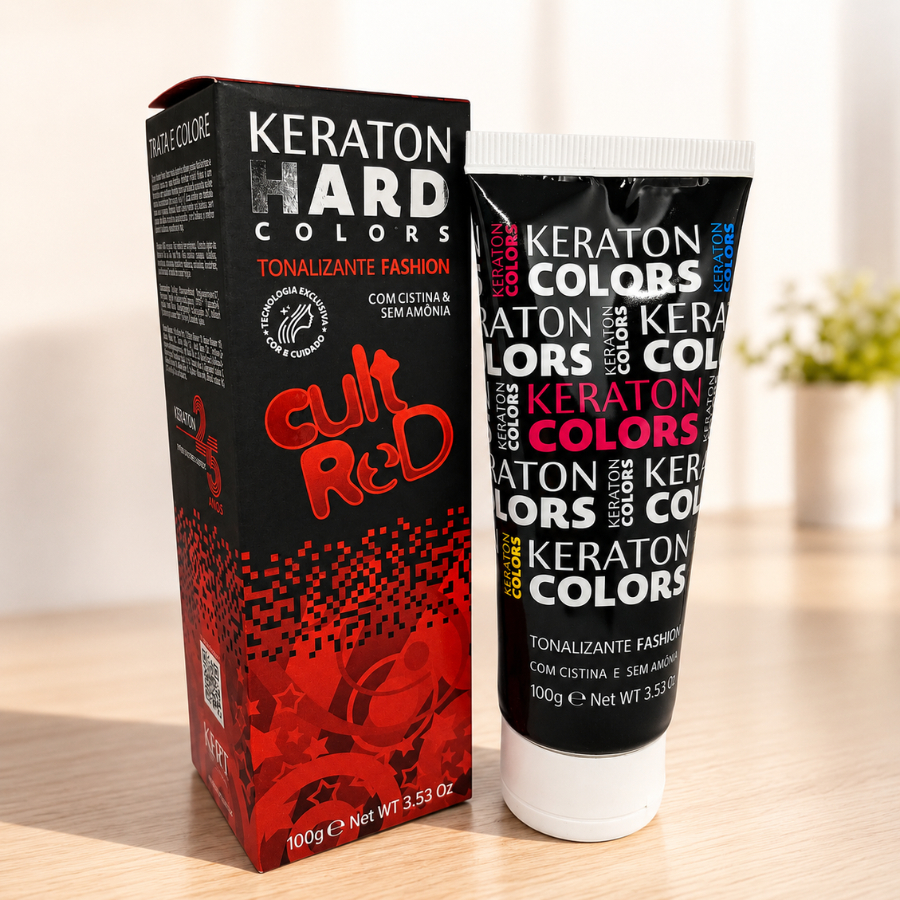 Tonalizante Fashion Hard Colors Keraton 100g Sem Amônia